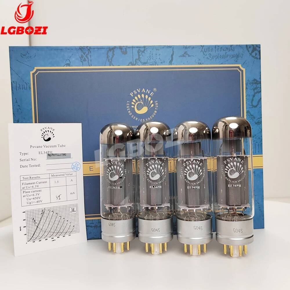 PSVANE EL34PH หลอดสูญญากาศDirect เปลี่ยน EL34/6CA7/KT66Premium British SoundmateMatched คู่/QuadsHiF