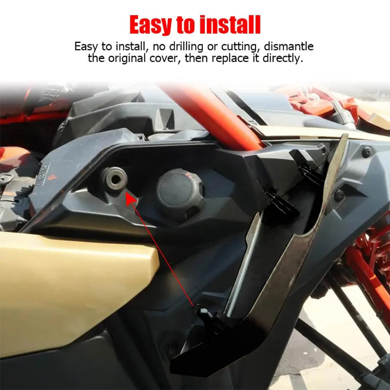 For Can Am Maverick X3 Max DS 900 1000R Turbo R RR XDS XRS 2017-2024 UTV Accessories Right Passenge