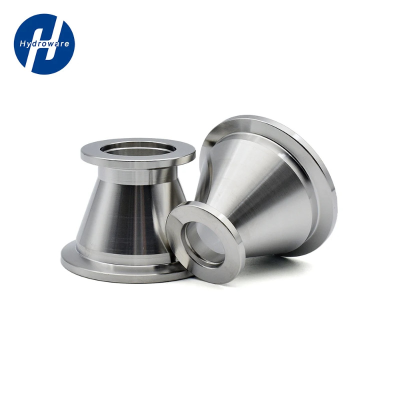 KF10 KF16K KF25 KF40 KF50 SUS304 Stainless Sanitary Vacuum Tri Clamp Reduer Pipe Fittings Flange Ad