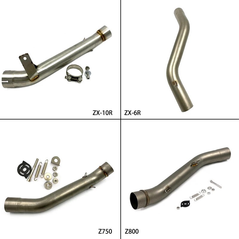 Z750 Z800 Z1000 Motorcycle Exhaust Muffler Middle Pipe Connector Adapter Fit for Kawasaki Z750 Z800
