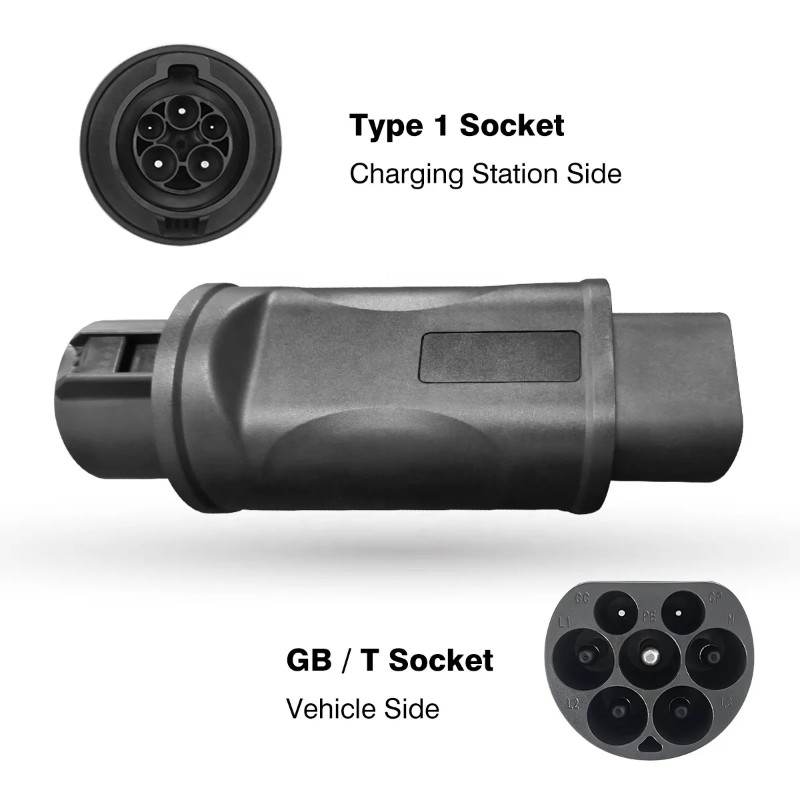 EV Charging adapter 32A 220V type 1 to GBT adapter