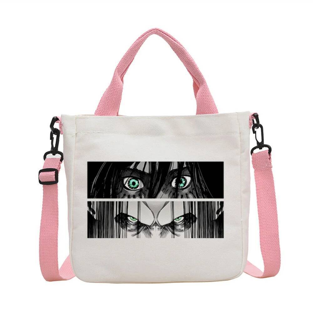Eren Attack on Titan Shingeki No Kyojin tote bag shopping y2k shopper reusable woman