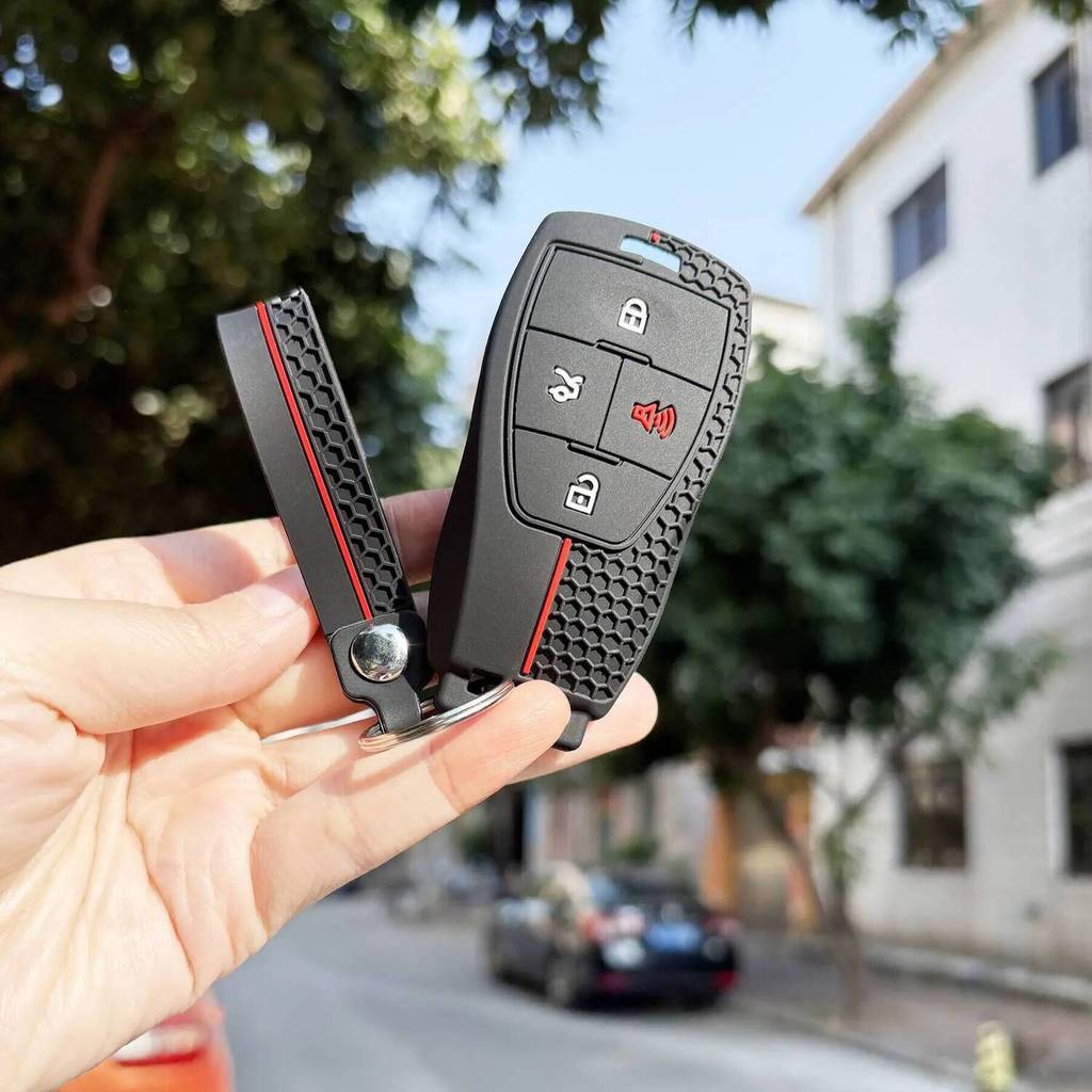 Bj40 Bj80 U7 X7 ป้องกันพวงกุญแจสําหรับ Baic X55 X35 X75 Ii Evo 5 Key Case รถอุปกรณ์เสริมซิลิโคนฝาครอ