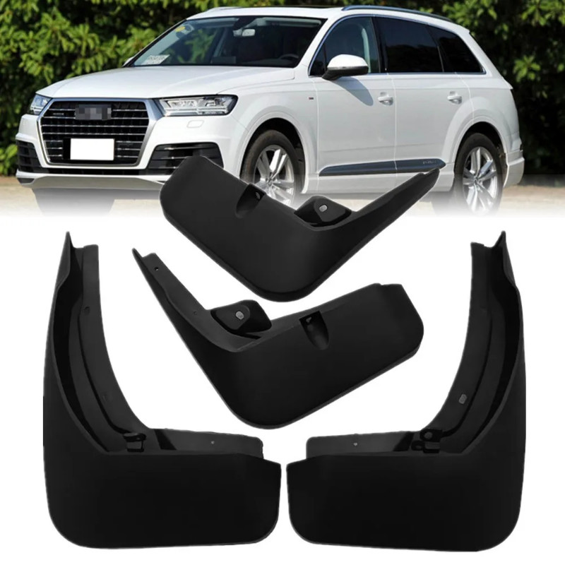 4pcs Front Rear Fender For Audi Q7 Sports Mudguards 2016 2017 2018 2019 Mud Flap Guard Splash Car A