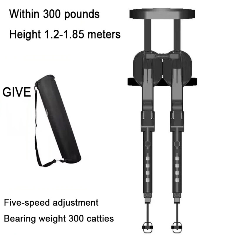 Travel Multifunctional Seat Stool New Exoskeleton Wearable Sports Lightweight Folding Chair Fishing