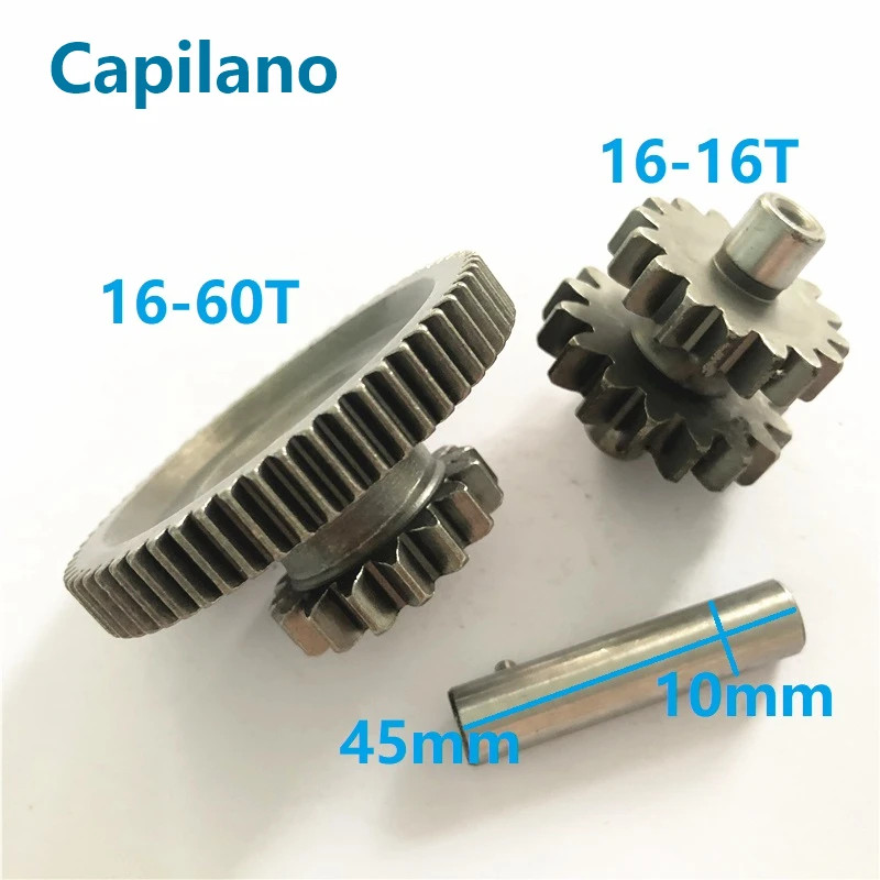 Motorcycle CG200 Starter Motor Duplex Gear Tooth For Honda 200cc CG 200 Air cool Moto Twin Bridge T
