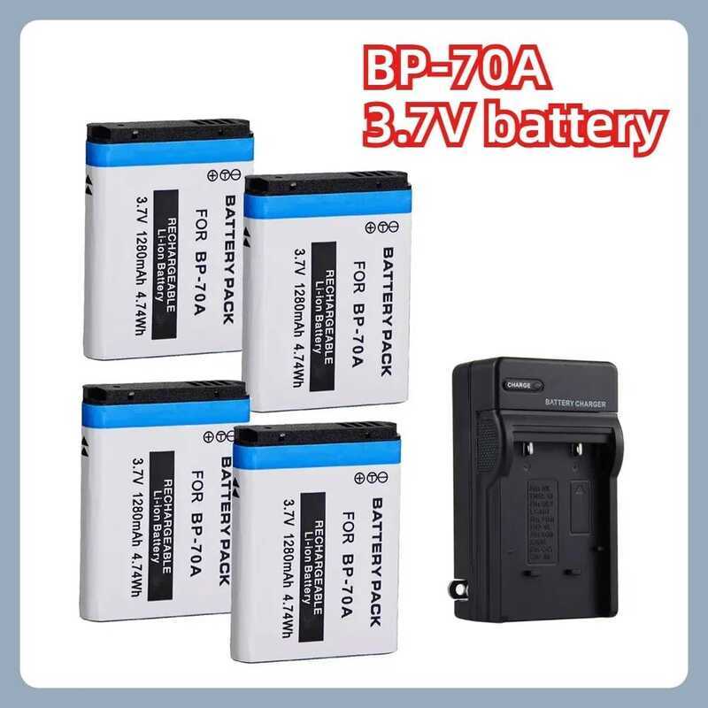 C Bp-70A 3.7V 1280Mah Battery Suitable For Cameras Es65 Es70 Es75 Es80 Pl80 Pl0 Pl110 Pl20 Pl120 Pl