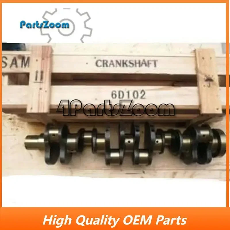 PC200-6/7 6D102 Excavator Engine Crankshaft 3929037