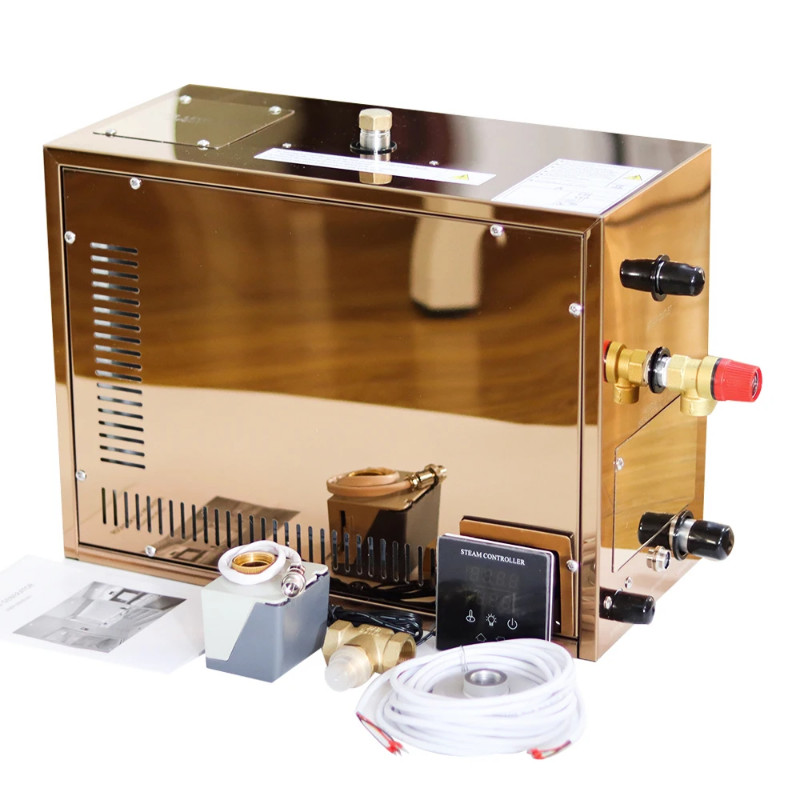 6/7/8/9KW Bathroom Steam Generator Sauna Steam Khan Stove Bath SPA Shower With Controller Automatic