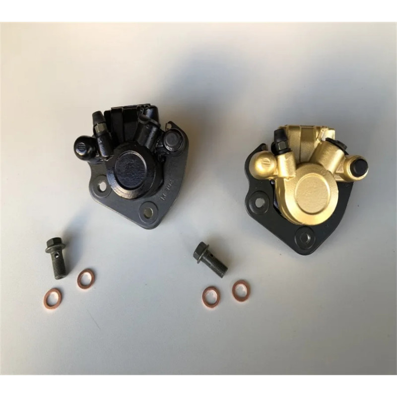 Motorcycle scooter Front Brake Caliper Assembly For HAOJUE SUZUKI 125CC LINDY125R UZ125 UM125 AN125