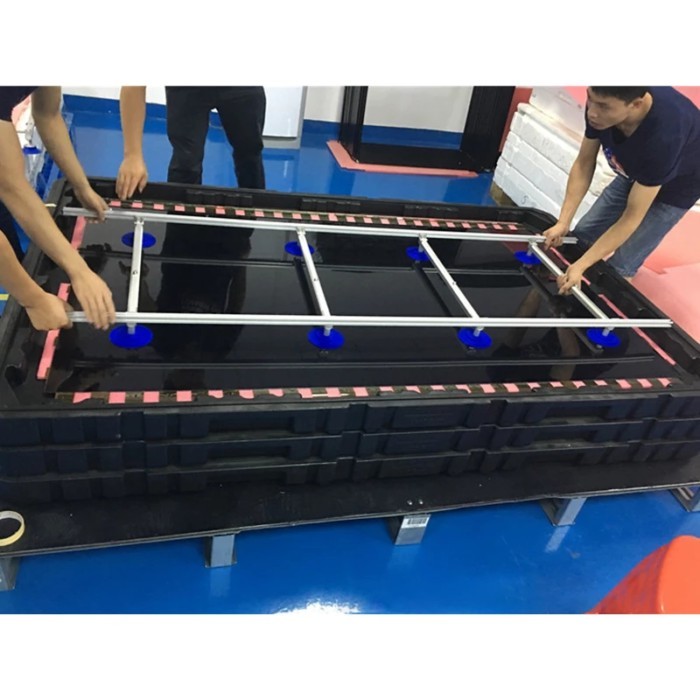 2000x600mm TV Display Screen Glass Vacuum Holder Sucker, 8 Suction Cups, 65-98 Inch