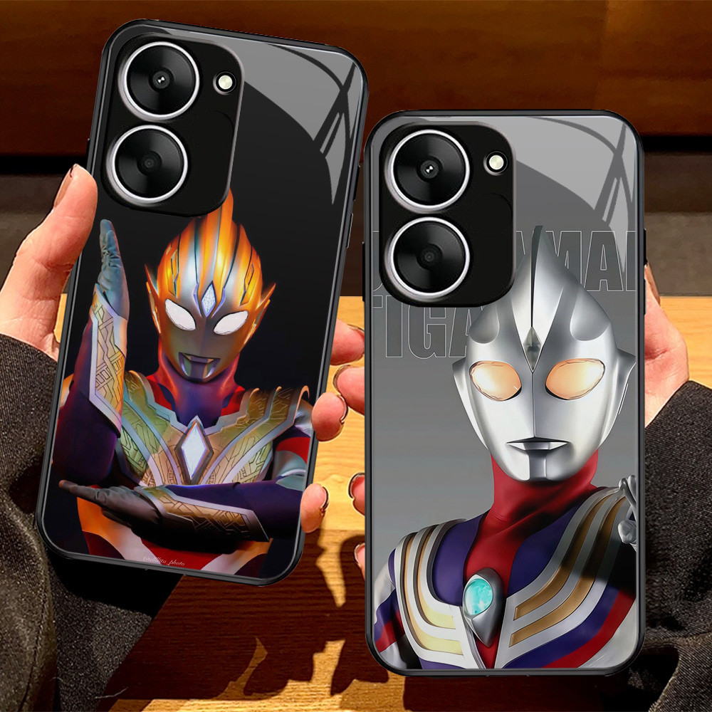 G-57 Ultraman HD Glass Casing สําหรับ VIVO Y16 Y03t Y27S Y01 Y01A Y18 Y56 Y03 Y36 IQOO Z9X 5G กรณี