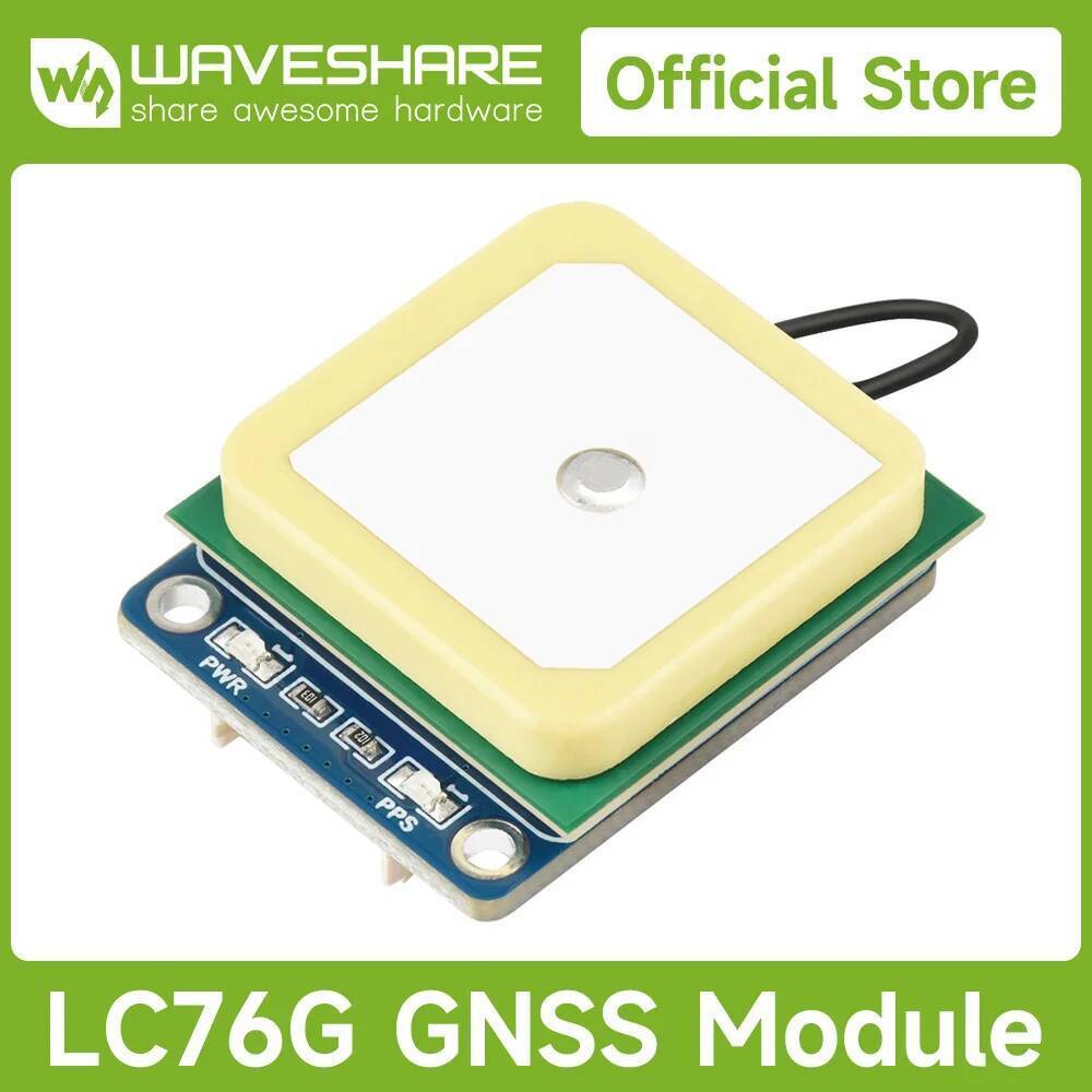 Waveshare LC76G Multi-GNSS Module, รองรับ GPS, BDS, GLONAS, Galileo, QZS, I2C/UART การสื่อสารสําหรับ