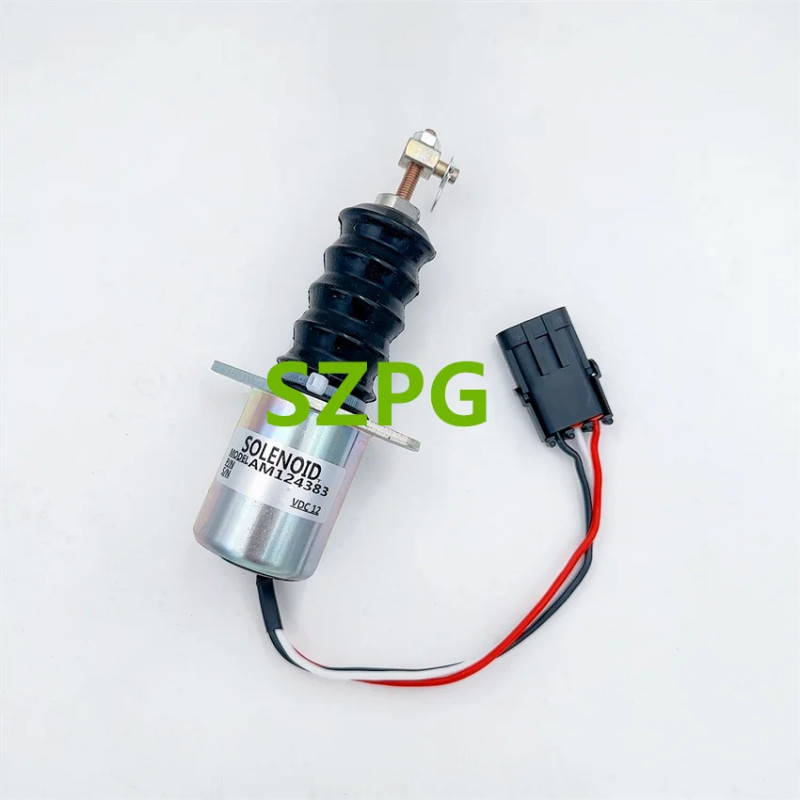 AM124383 12V Solenoid For John Deere 3215 3235 3215A 3225B 3235B Yanmar 3TNE84