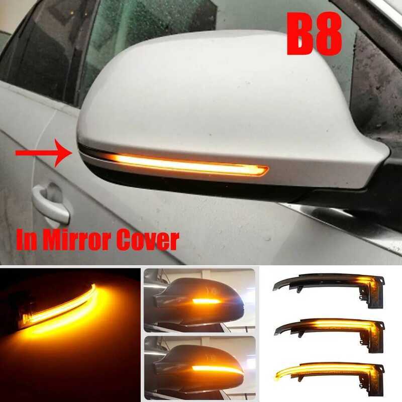C For Audi A4 A5 B8 S4 S5 Q3 Sq3 A3 8P A6 C6 4F S6 A8 D3 8K LED Dynamic Turn Signal Bker Sequential