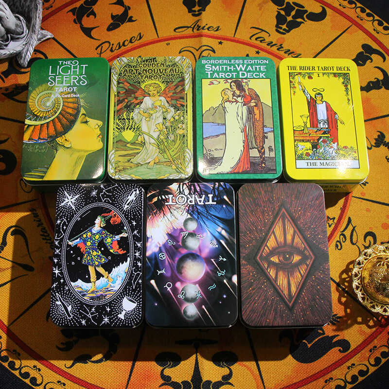 การค้าต่างประเทศเวอร์ชันภาษาอังกฤษ TAROT Card TAROT CARDS ORACLE CardS Solitaire