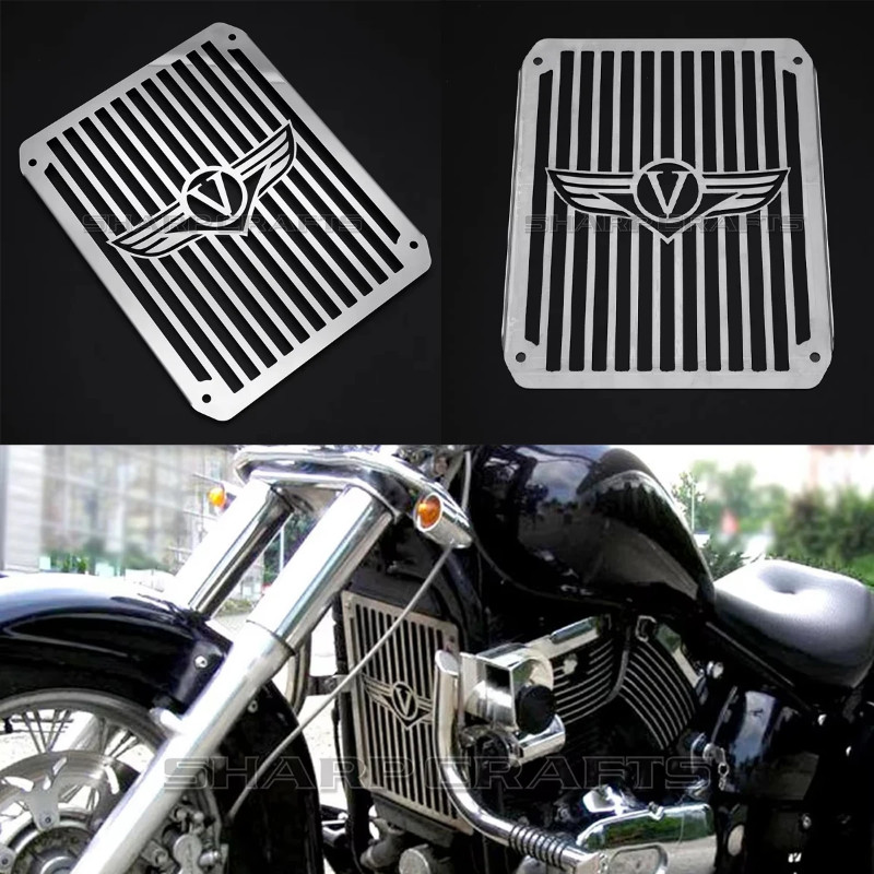 For Kawasaki VULCAN VN400 VN800 VN 400 800 Motorcycle Parts Radiator Grill Cover Guard Protector Wa