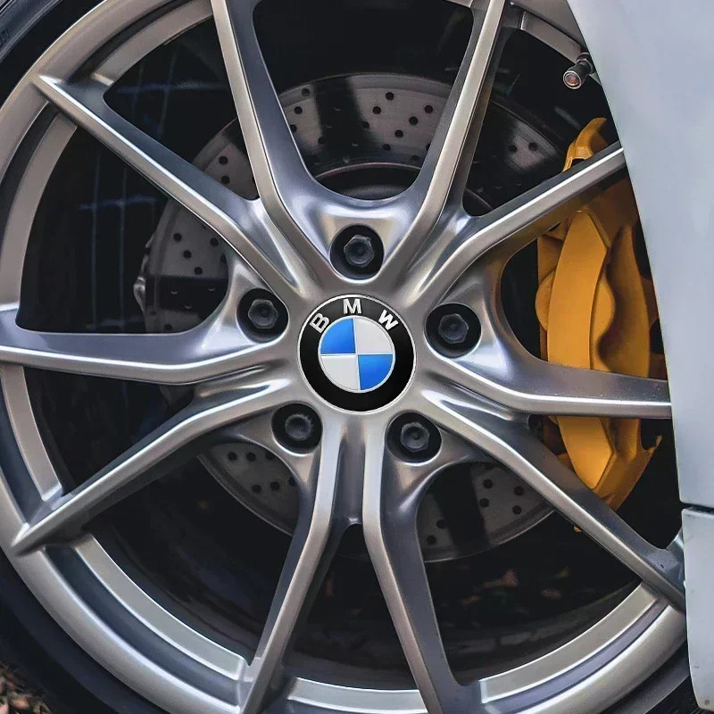 4pcs 56/65mm Car Wheel Center Hub Cap Stickers Styling For BMW M Performance E36 E46 E60 E90 E91 E9