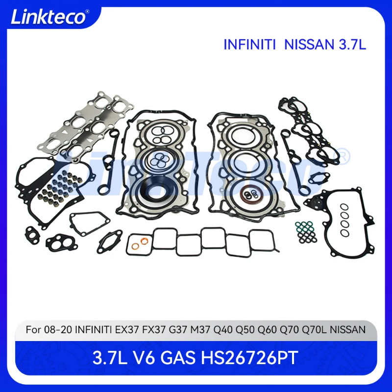 Engine Cylinder Head Full gasket set For 3.7 T L 08-20 NISSAN 370Z INFINITI EX37 FX37 G37 M37 Q40 Q