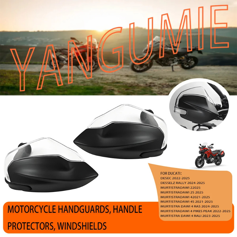 For Ducati Multistrada V4 V4S V2 V2S Desert X 2022-2025 2023 2024 Motorcycle Hand Guards Handlebar