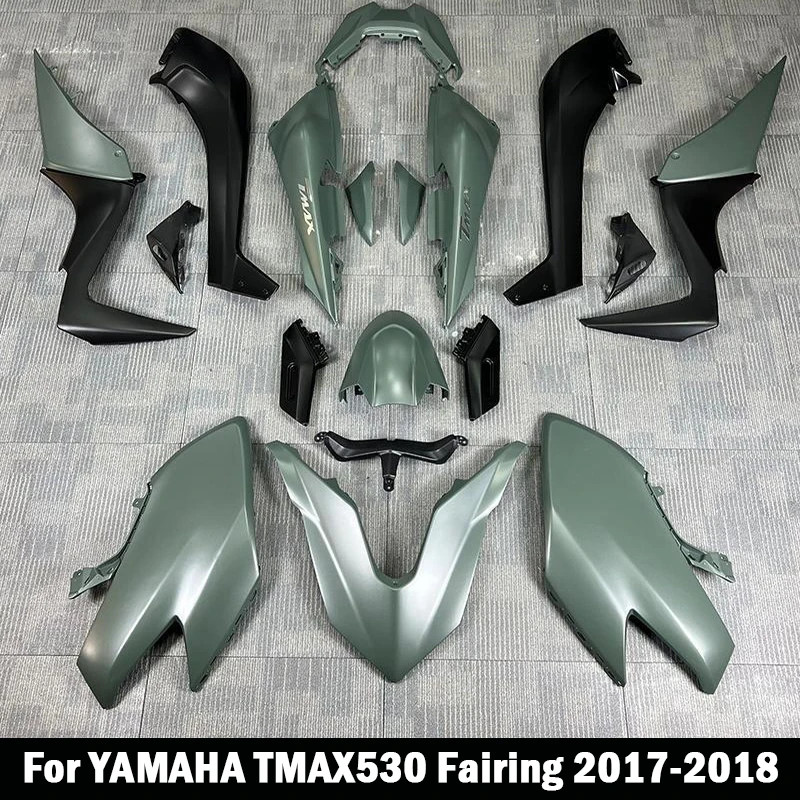 For YAMAHA TMAX 530 TMAX-530 TMAX530 2017 2018 17 18 Injection Bodywork army green New ABS Motorcyc
