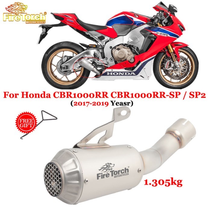For Honda CBR1000RR CBR1000RR-SP / SP2 CBR 1000RR 2017 2018 2019 Motorcycle Exhaust Escape Muffler