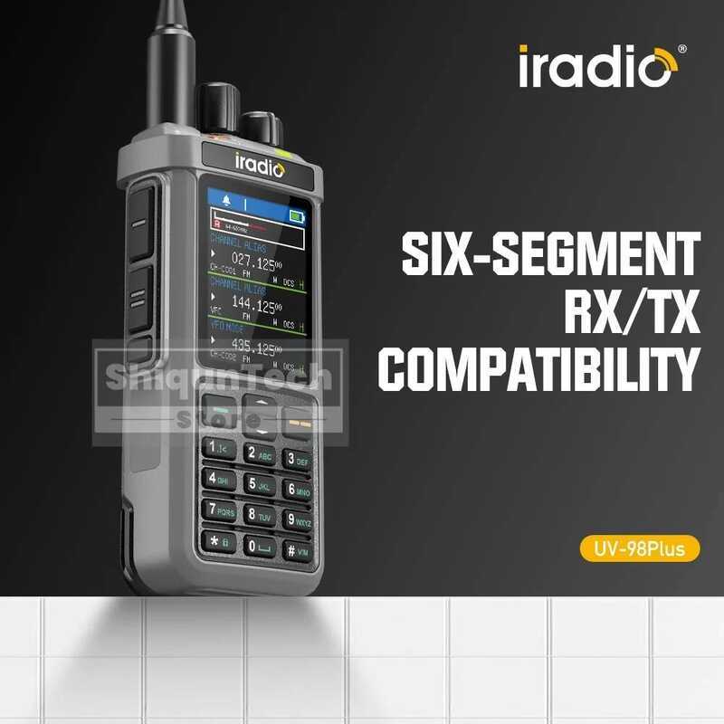 ▥ Uv-98 PLUS Air 10W Walkie Talkie พร้อม Cross Band Repeater คุณสมบัติ 2.4 "หน้าจอขนาดให  Iradio