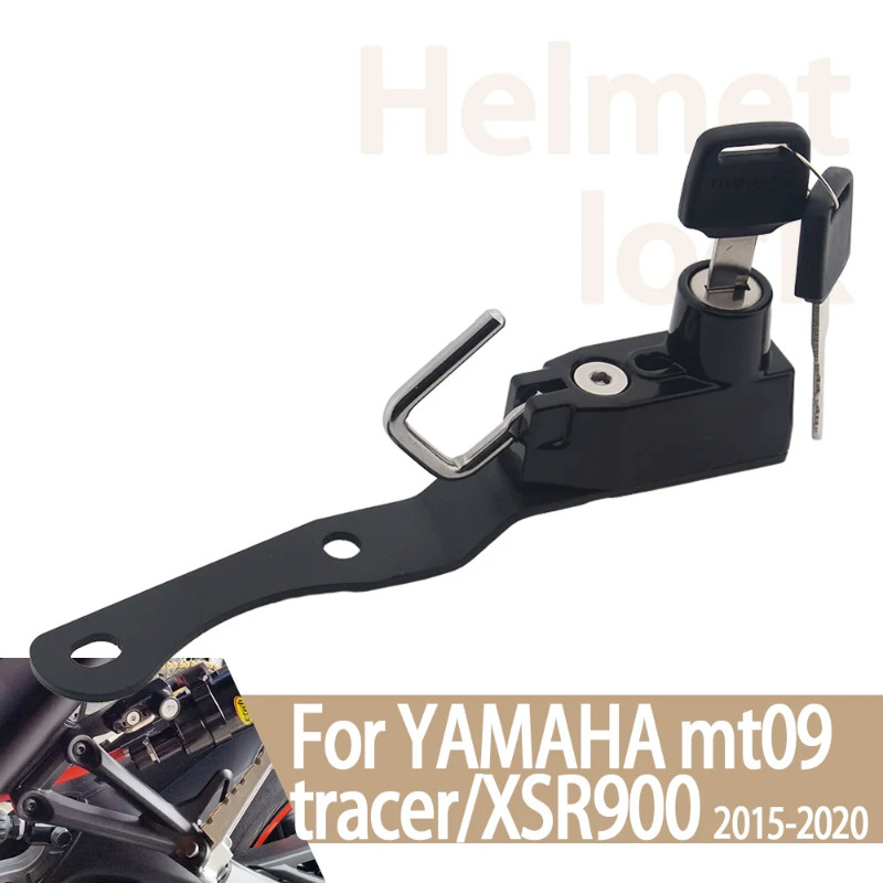For Yamaha MT-09 MT-09 Tracer XSR900 Helmet Lock Kit Motorcycle Helmets Security Anti-Theft Lock Ru