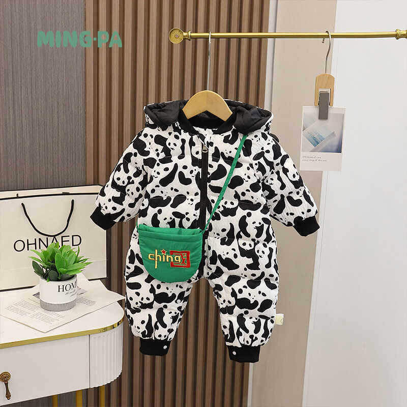 Yuyue Jumpsuit ขนแกะ Warm Romper เด็กทารกฤดูหนาว