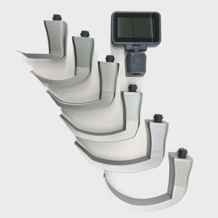 LTEV16 Cheap Rechargeable USB Six Blades Reusable Video Laryngoscope