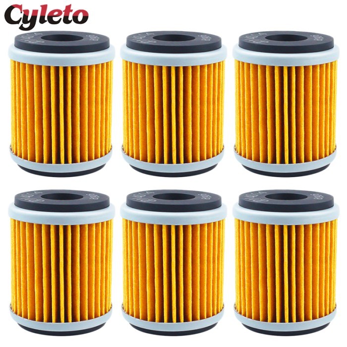 Cyleto Motorcycle Oil Filter For Yamaha MT125 YZF R125 R15 VP125 YP125 Xmax XG250 XT250 YBR250 CZD3