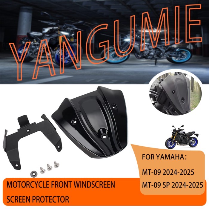 For YAMAHA MT-09 MT09 MT 09 M T09  SP 2024 2025 Motorcycle Windscreen Windshield Wind Shield Screen