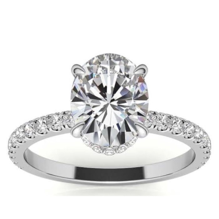 CVD Diamond Solitaire Ring แหวนเพชรแท้ ทองคำ 9K 1.05 ct HPHT Lab Grown Diamond น้ำ 100 (D) VS1 ทองค