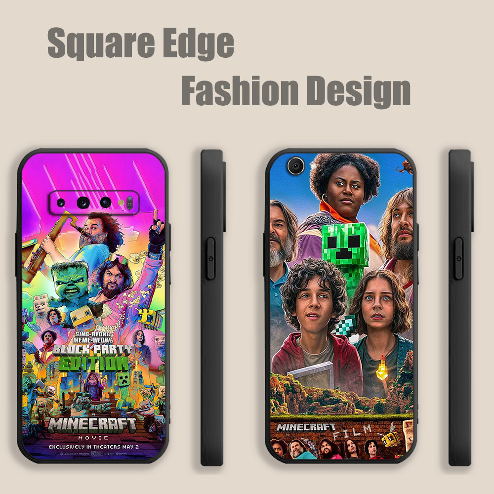 ปลอกสําหรับ Tecno Camon 16 15 Spark 30 30C 30S go 1 5 Pro 10 10C Pova 3 4 6 Neo A Minecraft ภาพยนตร์