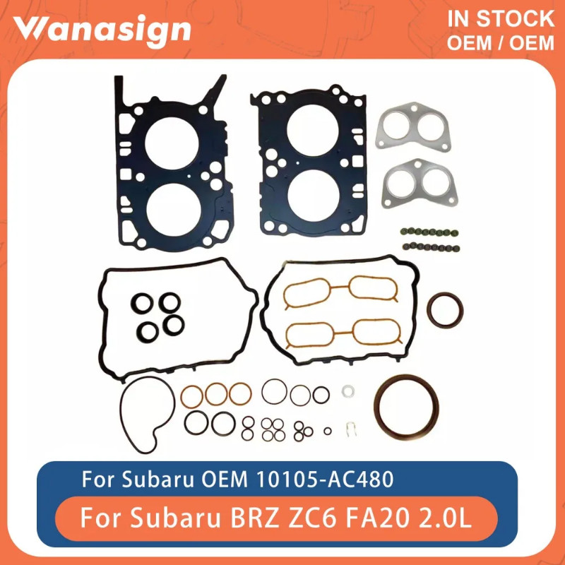 Engine Head Full Gasket Set Fit 2.0 L For Subaru BRZ ZC6 86 GT GTS H4 FA20 2.0L GAS 2013-2021 10105