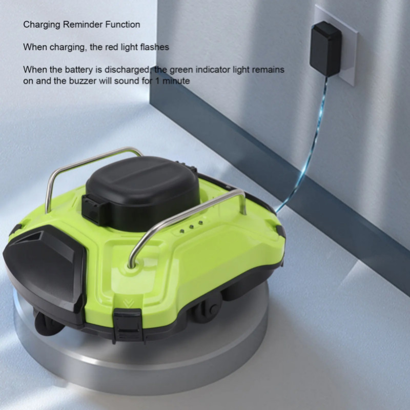 Cordless Robotic Pool Cleaner IPX8 Waterproof 360° Powerful Cleaning Automatic Pool Vacuum Cleaner