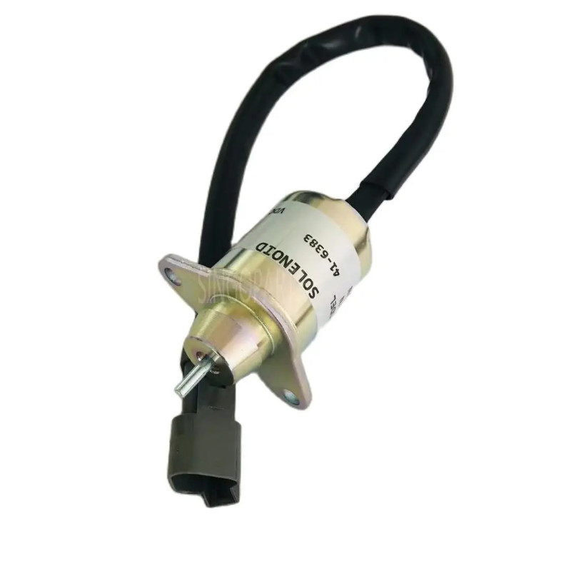 12V Engine Shut-off Stop Solenoid TK41-6383 42-100 Fits For Thermo King Yanmar 4TNE84 4TNE88 41-910