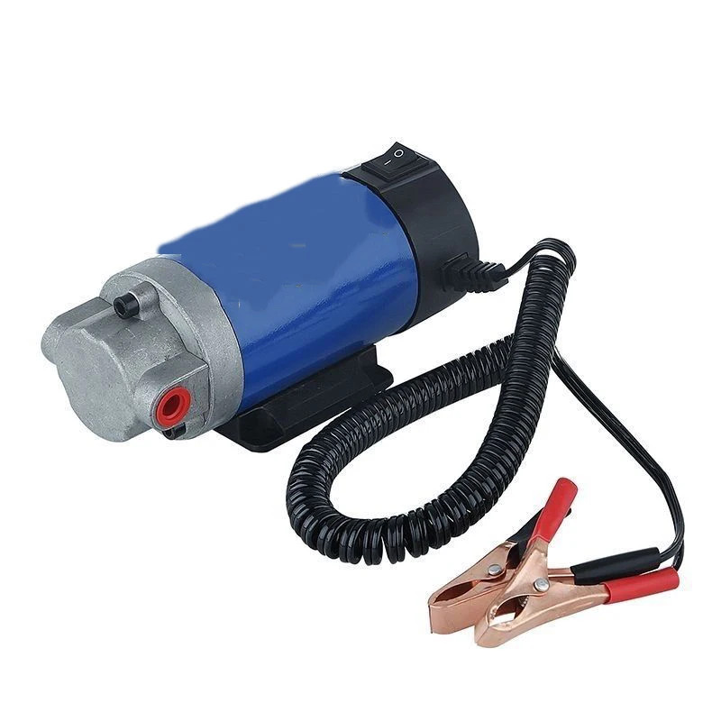 Refueling Pump Small Engine Oil Changer Portable Gear Pump Automobile Oil Electric Well Pump