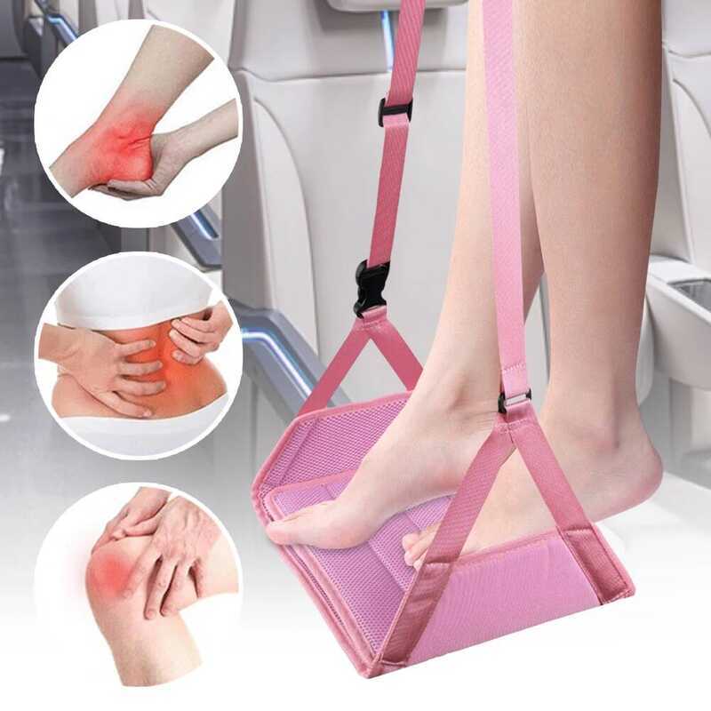 C Travel Footrest Mock Portable Airplane Footrest Travel Foot Rest For Plane Travel Accessories