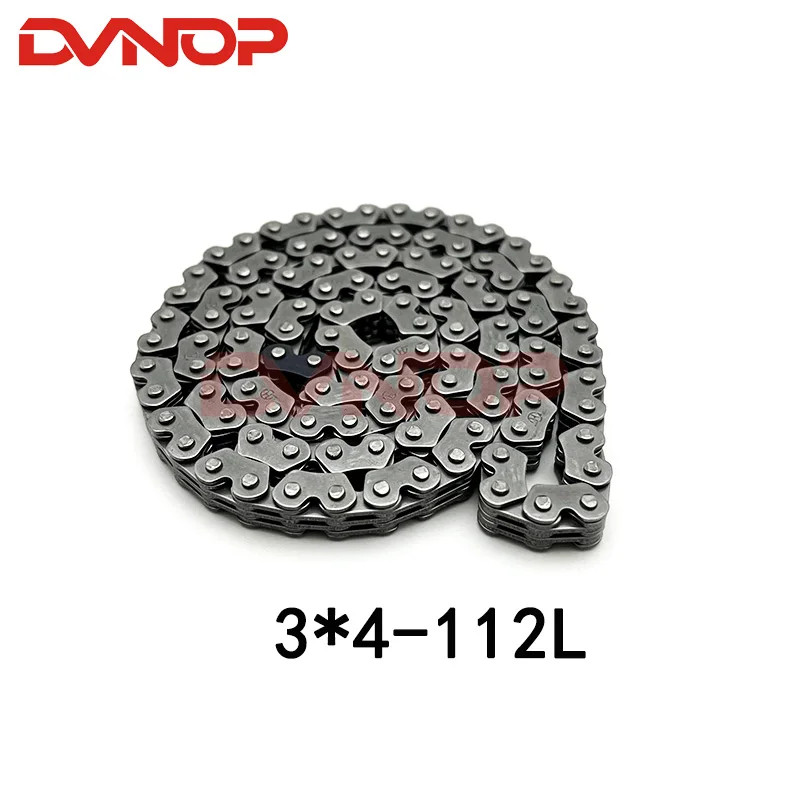 3*4 112 Links Camshaft Cam Timing Chain For Honda TRX400EX TRX400X 99-14 TRX450EX 99-08 TRX450X 09-