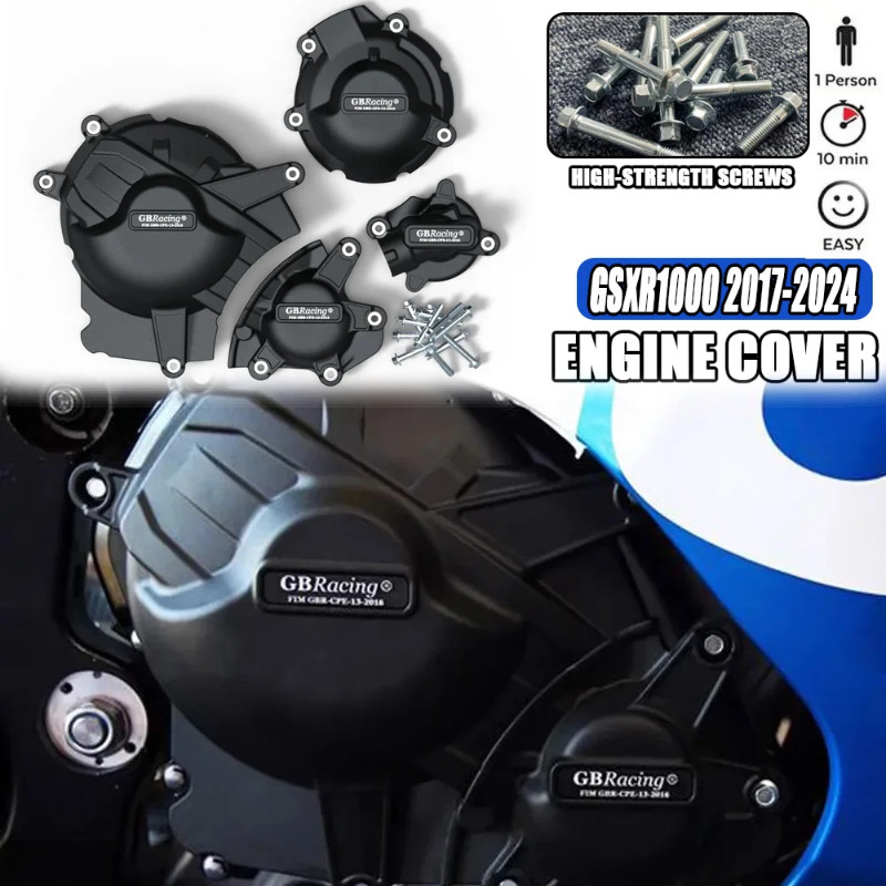 Motorcycles Engine Cover Protection Case For SUZUKI GSX-R1000 GSXR1000 L7 L8 L9 M1 2017 2018 2019 2