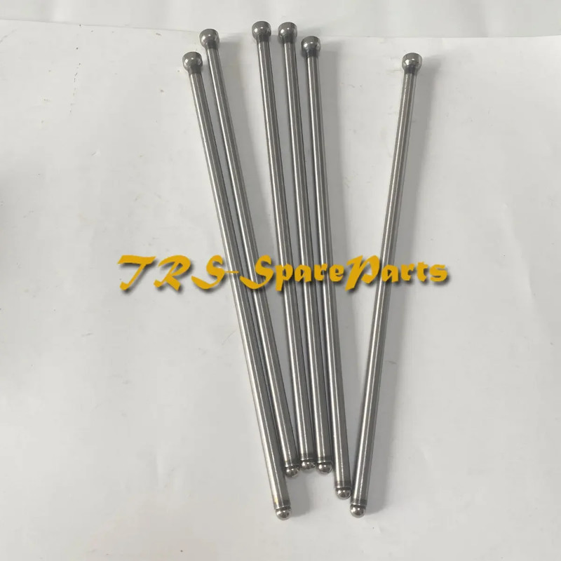 6 PCS Push Rod 1-12575-036-0 for Isuzu Engine 4BD1 6BG1 6BG1T 6BD1 6BD1T