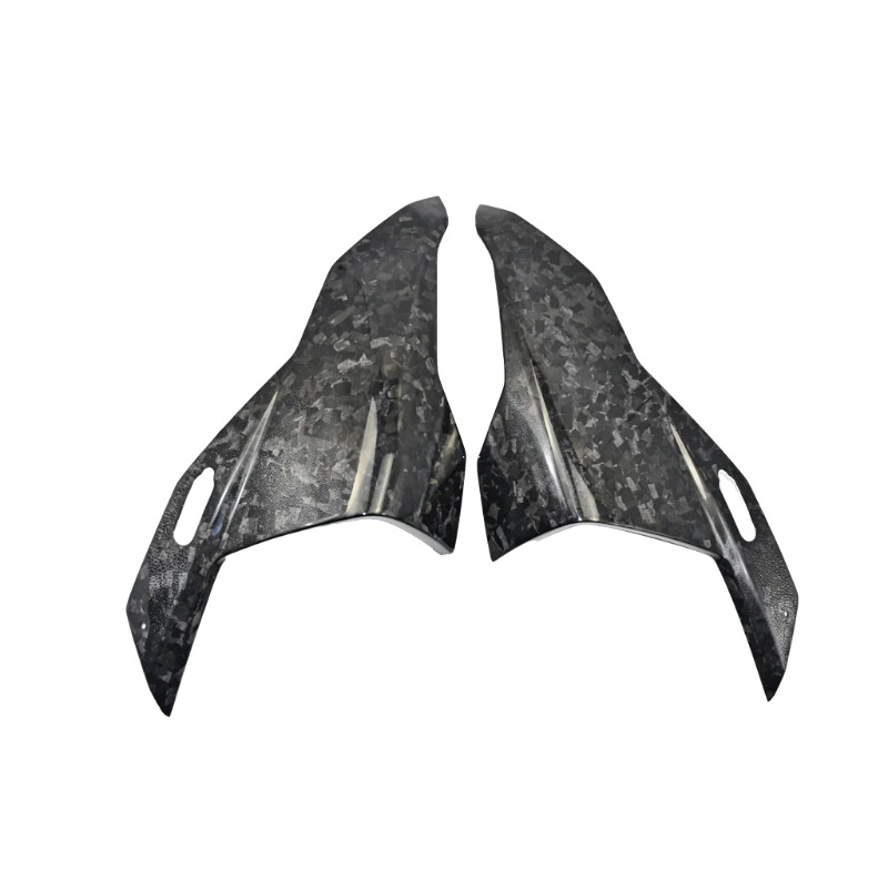 Motorcycle Headlight Lampshade Side Panel Front Fairing 3K Pure Dry Carbon Fiber For BMW S1000RR M1