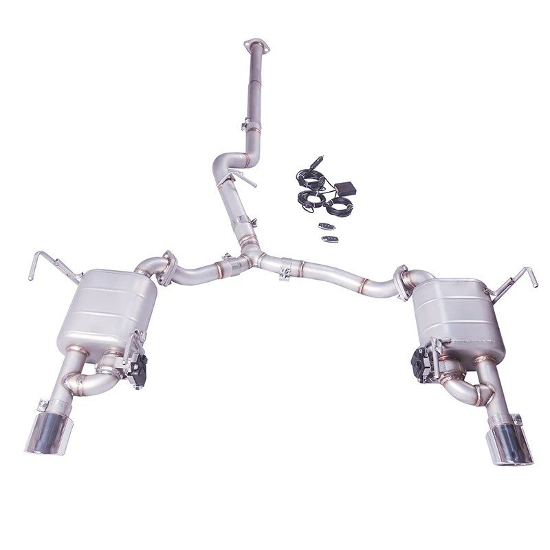 It is suitable for Subaru Forester modified middle tail electronic valve remote valve exhaust pipe