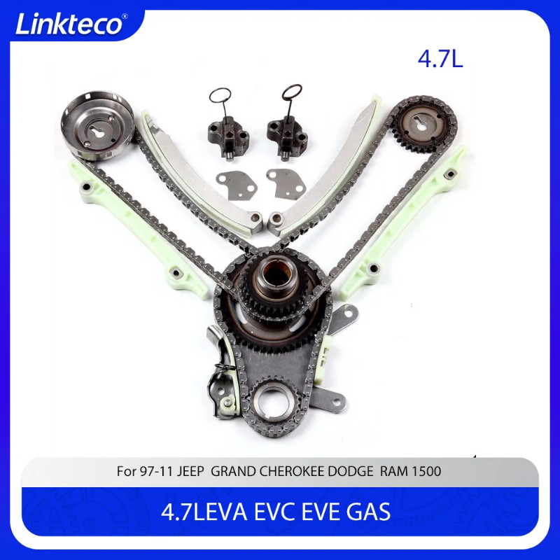 Engine part Timing chain kit Fit 4.7 L V8 EVA EVC For 97-11 4.7L JEEP GRAND CHEROKEE DODGE DAKOTA R