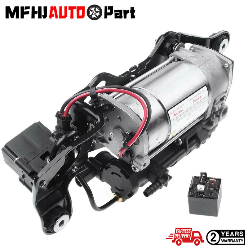 Air Suspension Compressor w/ Solenoid Valve Block For BMW X5 F85 X6 2014-2019 37206875177, 37206850