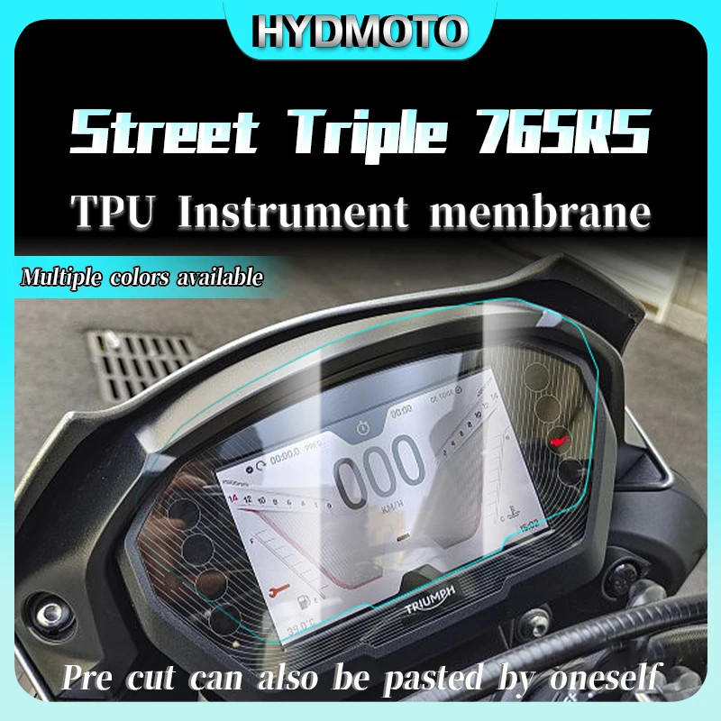 For Street Triple 765 RS Moto2 2023+ 765RS 765S 17-23 R/S/RS Motorcycle  Instrument Protection Film