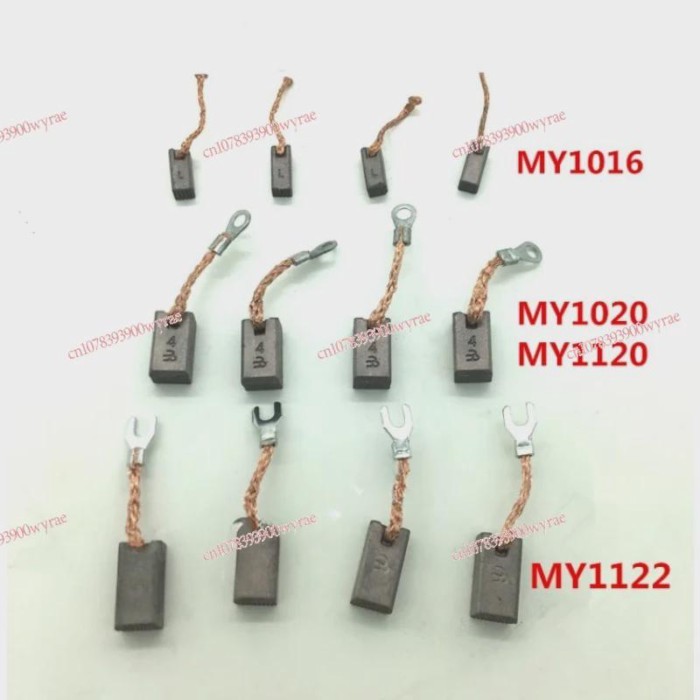 MY1016, MY1020, MY1120, MY1122 DC brush motor carbon brush