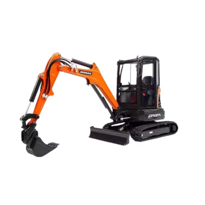 For Doosan DX27 Kubota U-30 KX080 KX57 Alloy Toys Car Ornaments Construction Machinery Simulation 1