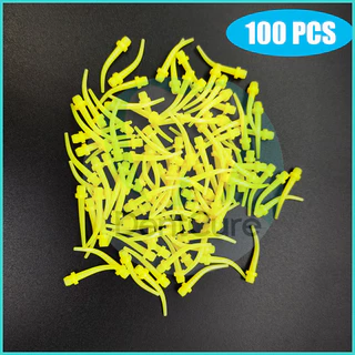 หัวผสมชนิดใช้แล้วทิ้ง 100 ชิ้น ยางซิลิโคน ทันตกรรม ลำเลียงหัวผสม หลอดผสม หัวฉีด ความประทับใจทางทันตกรรม Mixing tip